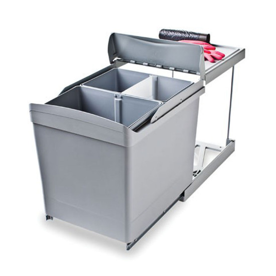 Hulladékgyűjtő 538 Szürke 2x21L