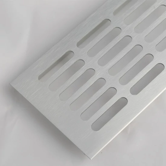 Szellőzőrács 100x250mm Alumínium 