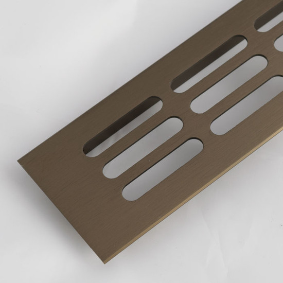 Szellőzőrács 60x400mm Antik bronz