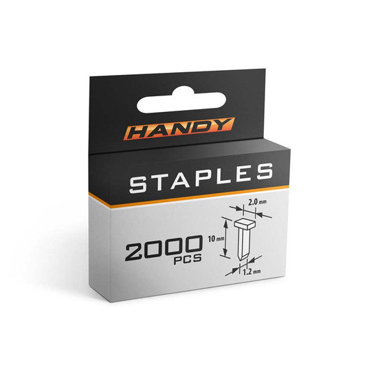Kézi tűzőgép kapocs 1,2 x 2 x 10 mm 2000 db Handy Kézi tűzőgép kapocs 1,2 x 2 x 10 mm 2000 db Handy