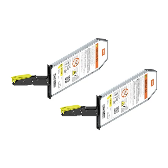 Blum 24K2700T Aventos HKI Tip-On erőhordozó, korpusz élébe szerelhető, rejtett TF: 1730-5200 onyx fekete