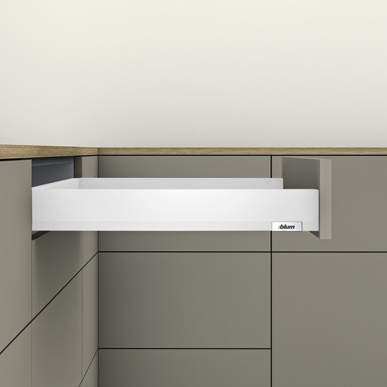 Blum MERIVOBOX fiókszett N magasságú 500mm Selyemfehér