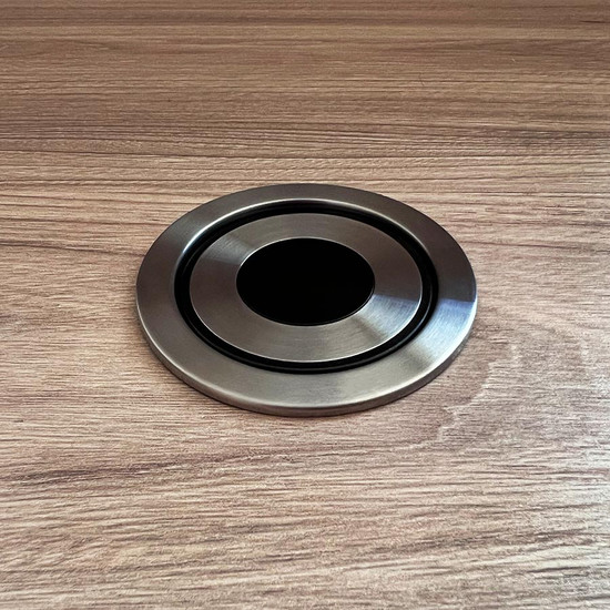Beépíthető rejett elosztó Motoros 3-as + USB + TYPE-C "TouchControl" Fekete/Inox
