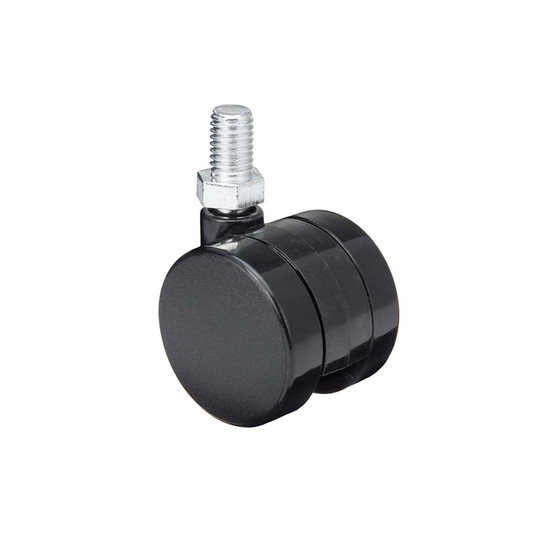 Bútorgörgő 40mm M10x15mm Menetes fekete StrongCastors Bútorgörgő 40mm M10x15mm Menetes fekete StrongCastors