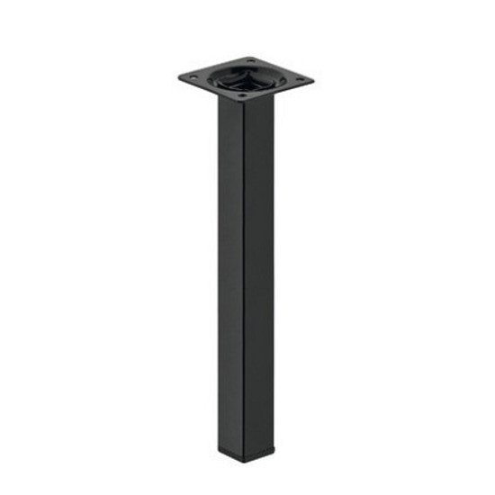 Bútorláb 25x25x300mm Fekete acél Bútorláb 25x25x300mm Fekete acél