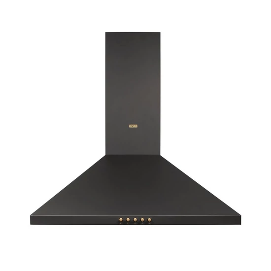 EVIDO ONDA fali páraelszívó, kürtős, 60 cm Antracit/Bronz