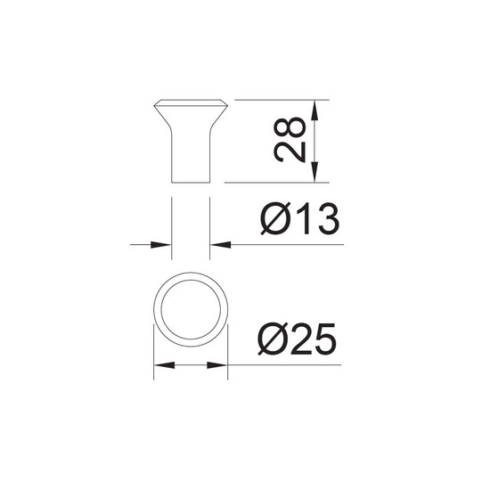 Fogantyú 2419-25 N1 Acél