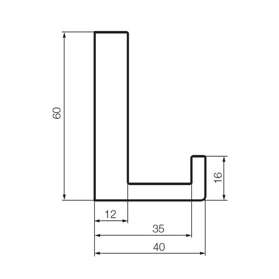 Fogas akasztó 2325/PB1 Fehér Fém Fogas akasztó 2325/PB1 Fehér Fém