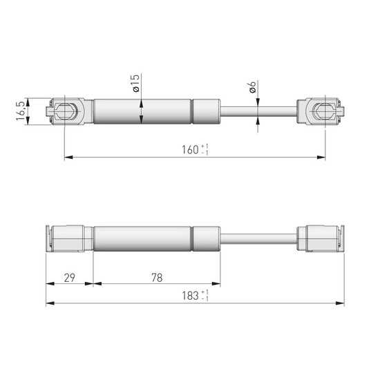 Felnyíló Gázteleszkóp GTV MINI 80N 160mm