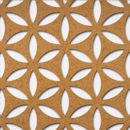 Perforált lemez Grezzo natur Hdf HANNA perforációval 1520x605x3mm