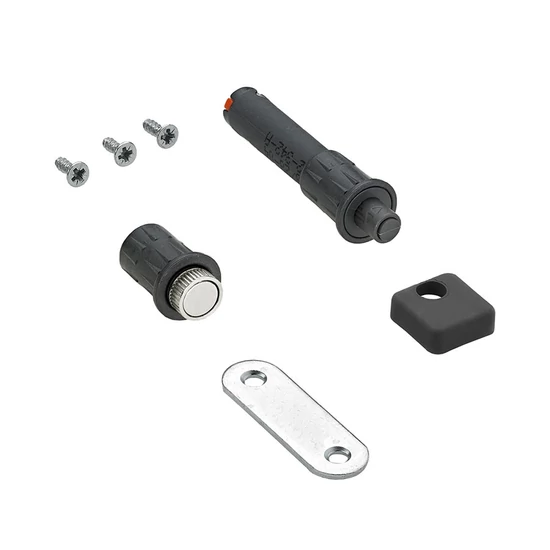 HETTICH Harmónika WingLine S Mágneses záró szett Design pro Push to move, fekete