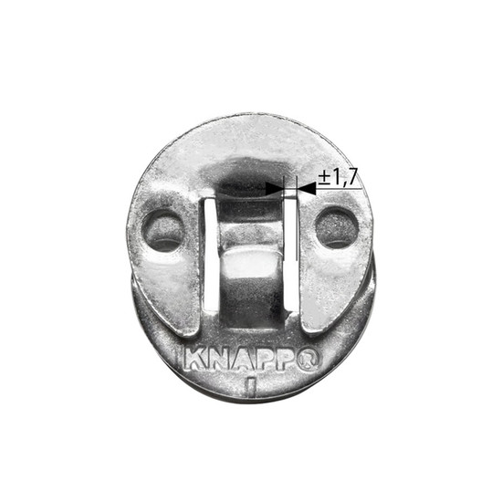 KNAPP Rögzítő vasalat K070 DUO 30mm ML függesztési összekötő, oldalsó hézaggal KNAPP Rögzítő vasalat K070 DUO 30mm ML függesztési összekötő, oldalsó hézaggal