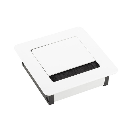 Kábelkivezető Fém 100x100x29mm Fehér Strong Kábelkivezető Fém 100x100x29mm Fehér Strong