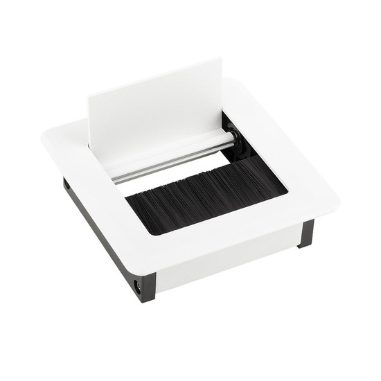 Kábelkivezető Fém 100x100x29mm Fehér Strong Kábelkivezető Fém 100x100x29mm Fehér Strong