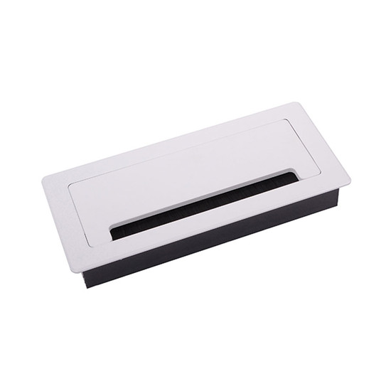 Kábelkivezető Fém 200x90x23mm Fehér Strong Kábelkivezető Fém 200x90x23mm Fehér Strong