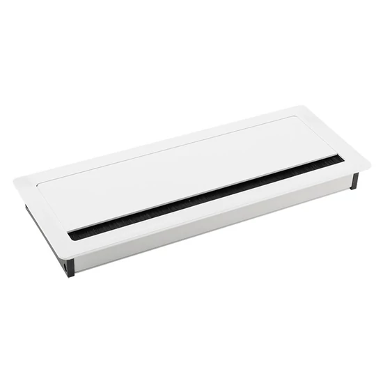 Kábelkivezető Fém 240x100x29mm Fehér Strong