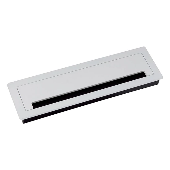 Kábelkivezető Fém 300x90x28mm Fehér Strong