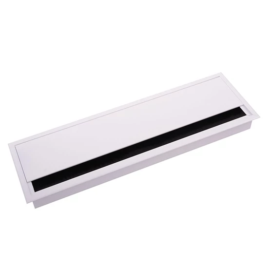 Kábelkivezető Fém 320x100x25mm Fehér Strong