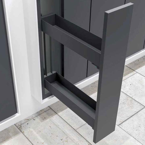 Kesseböhmer K-Line Base No.15 vasalat szett 150mm tálcával Antracit Kesseböhmer K-Line Base No.15 vasalat szett 150mm tálcával Antracit