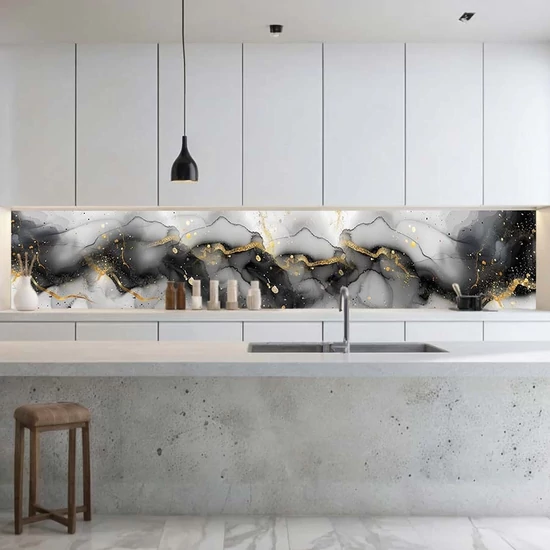 Konyhai hátfal Wallplex falburkoló Holdfény Márvány 60x120cm