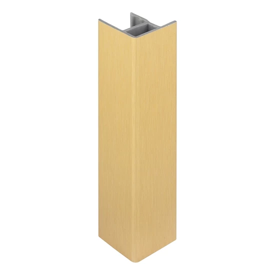 Lábazat előlap SCILM 90' sarokcsatlakozó 120mm Csiszolt Arany