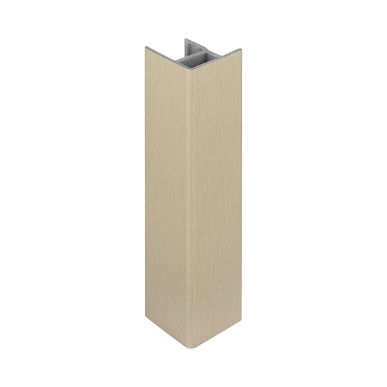 Lábazat előlap SCILM 90' sarokcsatlakozó 150mm Csiszolt acél / INOX Lábazat előlap SCILM 90' sarokcsatlakozó 150mm Csiszolt acél / INOX
