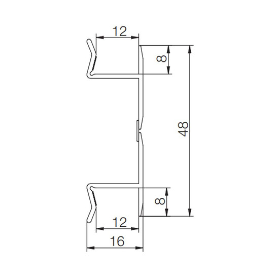 Lábazat előlap SCILM csatlakozó flexi 150mm Csiszolt Alumínium