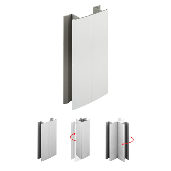 Lábazat előlap SCILM csatlakozó flexi 150mm Matt Fehér