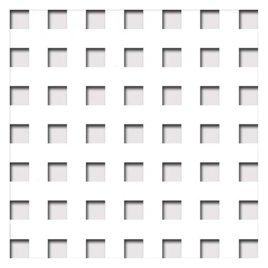 Perforált lemez Laccato-Hdf 10-20 perforációval Krono 101 Fehér 1400x510x3mm
