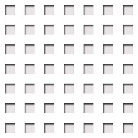 Perforált lemez Laccato-Hdf Quadro10-20 perforációval Krono 101 Fehér 1400x510x3mm Perforált lemez Laccato-Hdf Quadro10-20 perforációval Krono 101 Fehér 1400x510x3mm