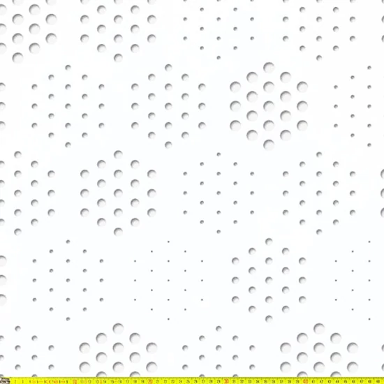Perforált lemez Laccato-Hdf CHIPS perforációval Krono 101 Fehér 1400x510mm