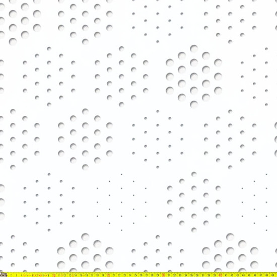 Perforált lemez Laccato-Hdf CHIPS perforációval Krono 101 Fehér 1400x510mm