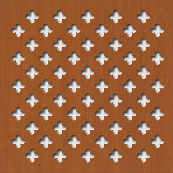 Perforált lemez Laccato-Hdf Fiore perforációval 344 Cseresznye 1400x510x3mm Krono