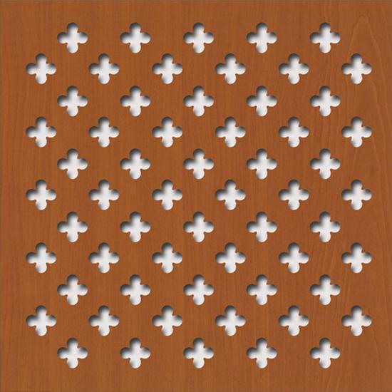 Perforált lemez Laccato-Hdf Fiore perforációval 344 Cseresznye 1400x510x3mm Krono