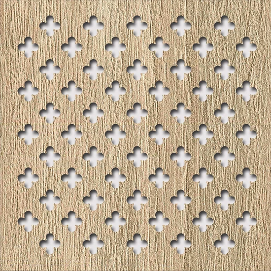 Perforált lemez Laccato-Hdf Fiore perforációval 8197 Sonoma tölgy 1400x510x3mm