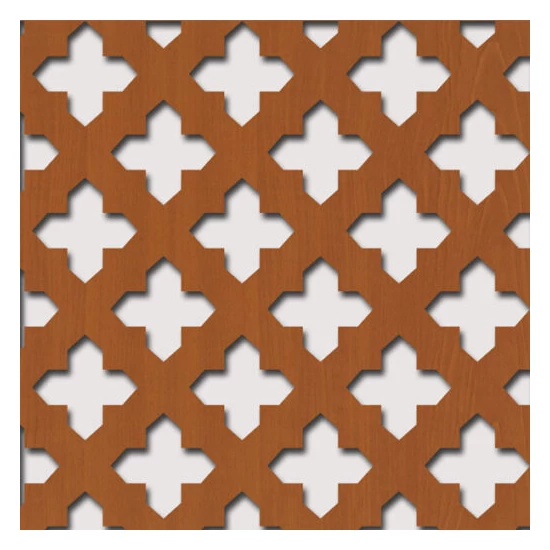 Perforált lemez Laccato-Hdf Gotico perforációval Krono 344 Cseresznye 1400x510x3mm