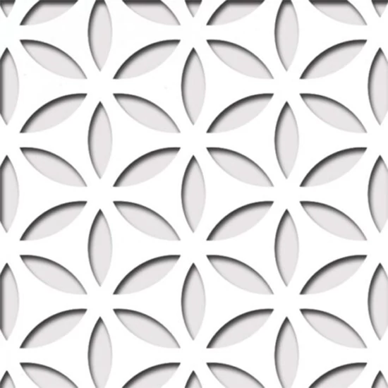 Perforált lemez Laccato-Hdf HANNA perforációval Krono 101 Fehér 1400x510x3mm