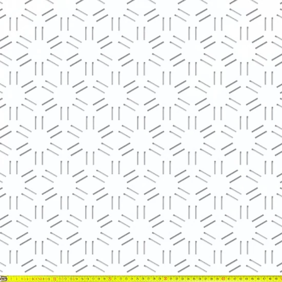 Perforált lemez Laccato-Hdf LITLE SNOW perforációval Krono 101 Fehér 1400x510mm