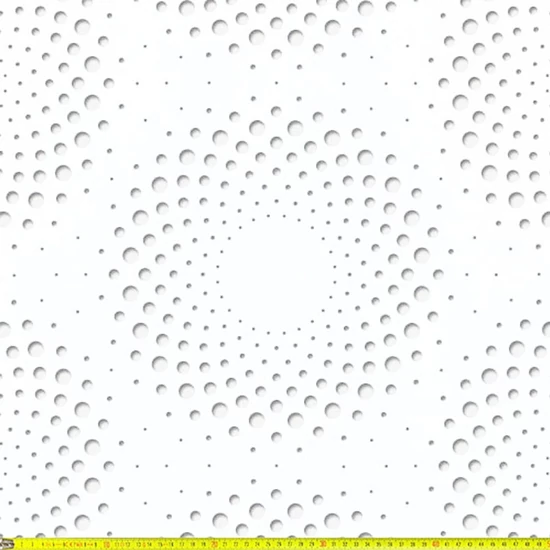 Perforált lemez Laccato-Hdf PANDORA perforációval Krono 101 Fehér 1400x510mm