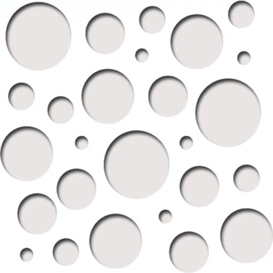 Perforált lemez Laccato-Hdf SODA perforációval Krono 101 Fehér 1400x510x3mm