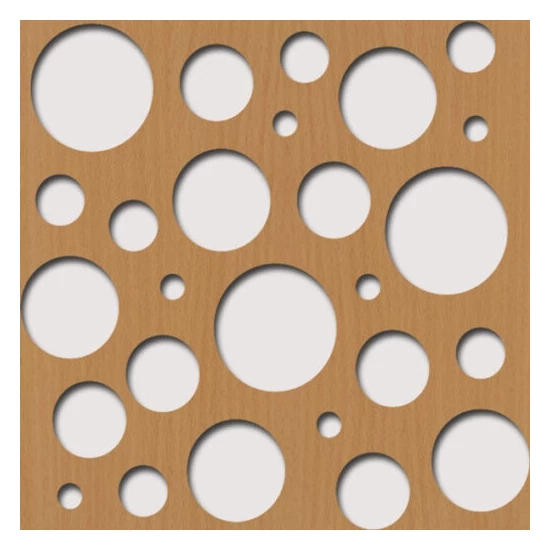 Perforált lemez Laccato-Hdf SODA perforációval Krono Bükk 1400x510x3mm