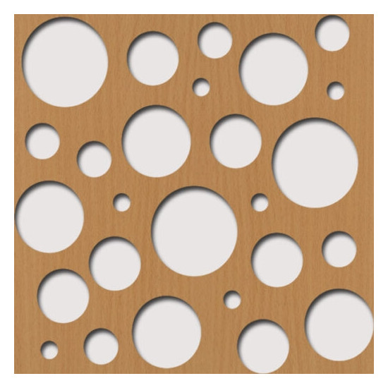 Perforált lemez Laccato-Hdf SODA perforációval Krono Bükk 1400x510x3mm