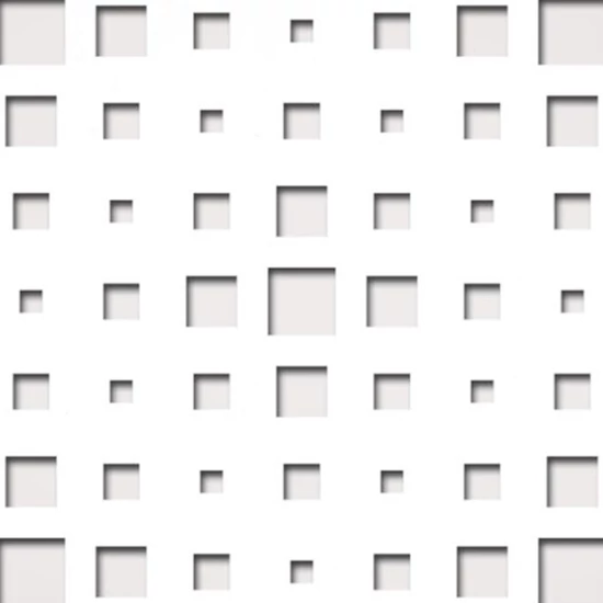 Perforált lemez Laccato-Hdf TITAN perforációval Krono 101 Fehér 1400x510x3mm