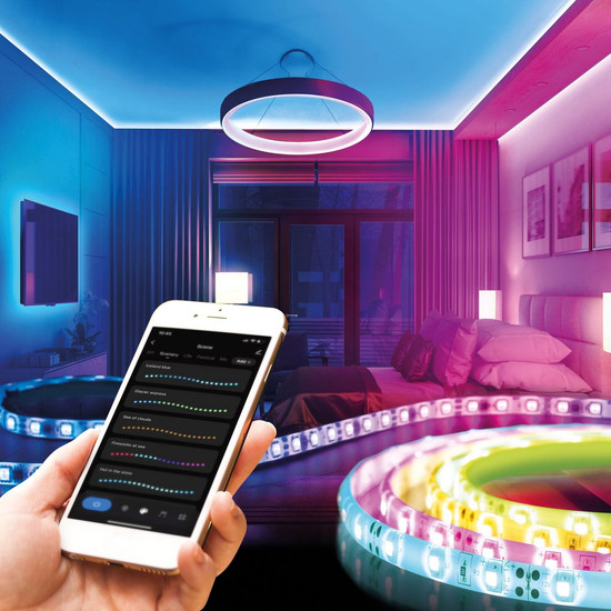 Led szalag RGB AMD okos - 30 led/m - 2x5 m
