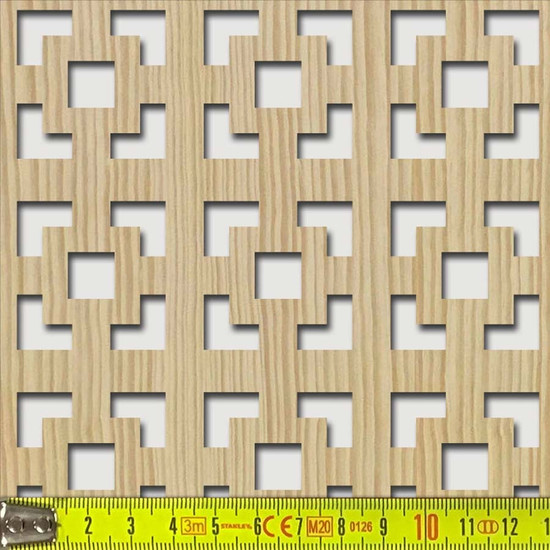 Perforált lemez Legno furnérozott Hdf-Damasco perforációval Fenyő 1520x610x4mm Perforált lemez Legno furnérozott Hdf-Damasco perforációval Fenyő 1520x610x4mm
