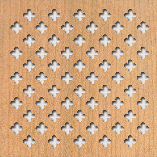 Perforált lemez Legno furnérozott Hdf-Fiore perforációval Cseresznye 1520x610x4mm Perforált lemez Legno furnérozott Hdf-Fiore perforációval Cseresznye 1520x610x4mm