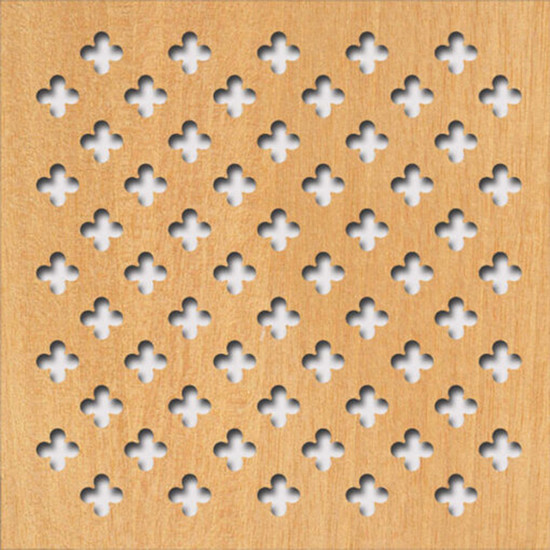 Perforált lemez Legno furnérozott Hdf-Franz perforációval Anegré 1520x610x4mm