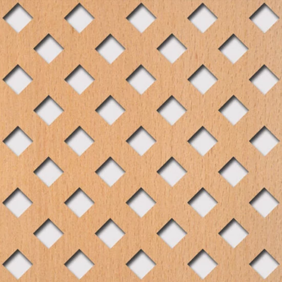 Perforált lemez Legno furnérozott Hdf-Franz perforációval Bükk 1520x610x4mm