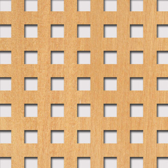 Perforált lemez Legno furnérozott Hdf-Quadro 10-20 perforációval Anegré 1520x610x4mm Perforált lemez Legno furnérozott Hdf-Quadro 10-20 perforációval Anegré 1520x610x4mm