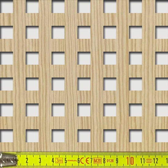 Perforált lemez Legno furnérozott Hdf-Quadro 10-20 perforációval Fenyő 1520x610x4mm Perforált lemez Legno furnérozott Hdf-Quadro 10-20 perforációval Fenyő 1520x610x4mm